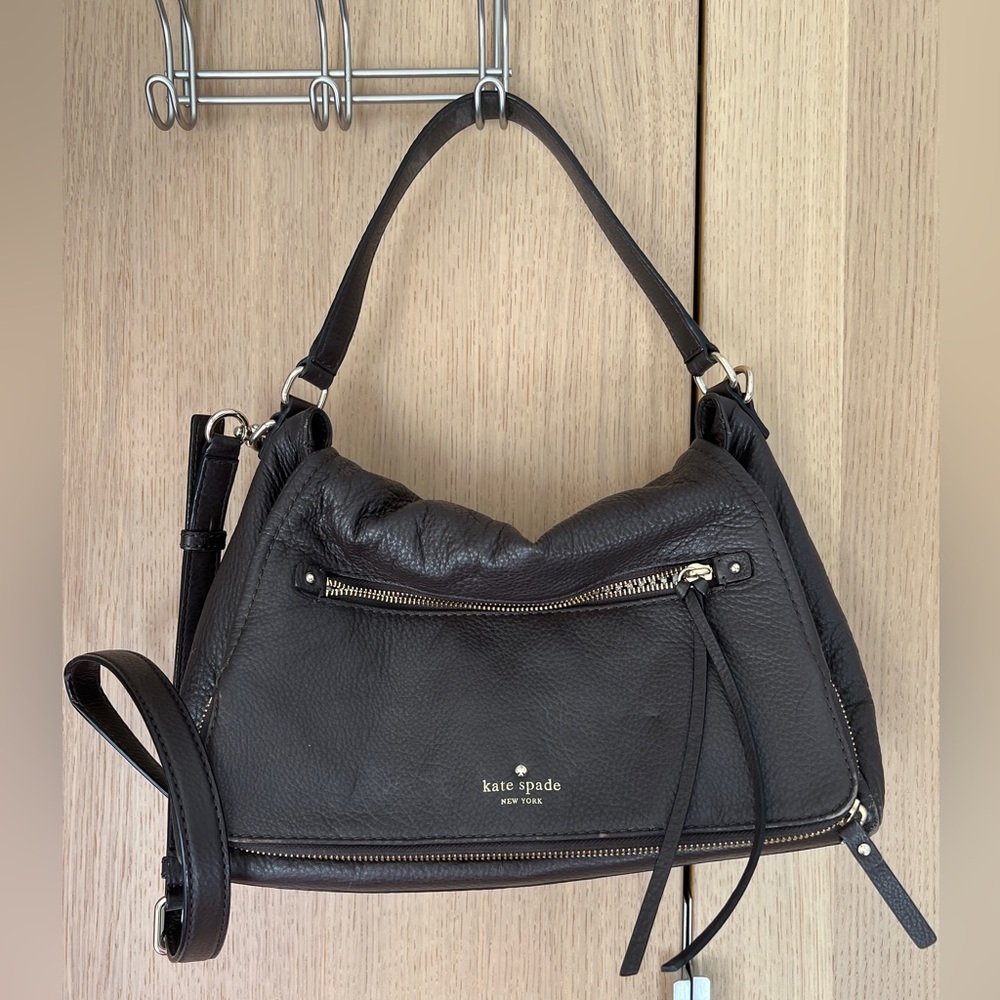 Kate Spade satchel/crossbody purse, Espresso brown